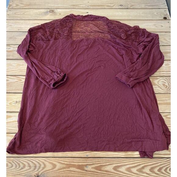 Torrid Open Front Super Soft Cardigan Size 2 Women’s Red - Picture 2 of 8